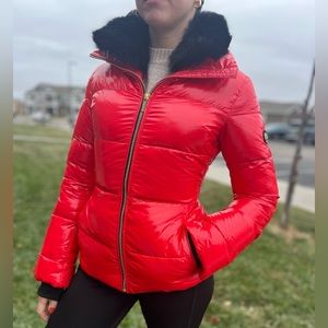 Gorski Après-Ski Jacket with Detachable Fox Collar